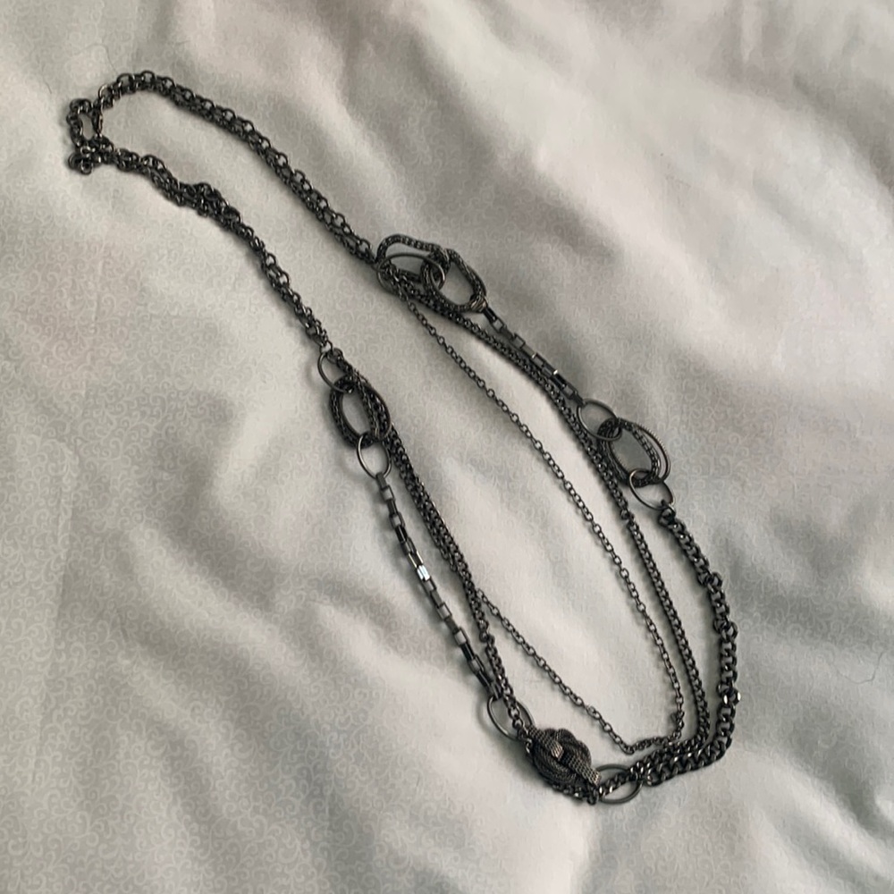 Blackish Silver necklace by Premier Jewelry